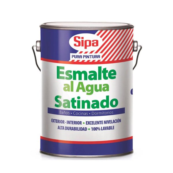 Galón Esmalte al Agua Satinado Sipa